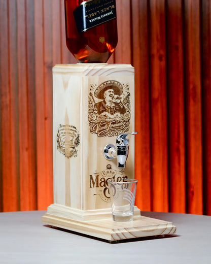 Dispensador de licor tributo Vicente Fernandez