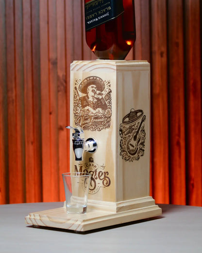 Dispensador de licor tributo Vicente Fernandez