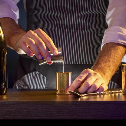 Gold Bullet-Style Shot Cups (Set of 4)